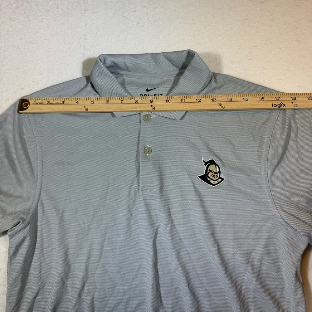 Nike Dri-FIT Polo Shirt Men's Small UCF Knights Golf Athletic Gray